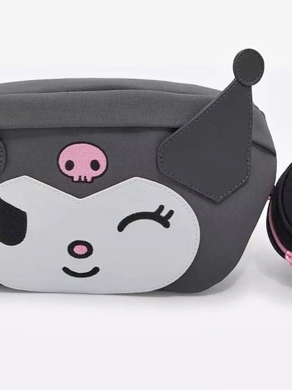 Loungefly Sanrio Kuromi Figural Belt Bag with Coin Purse